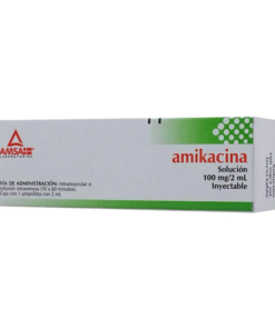 Amikacina (100 mg / 2 mL) 1 Ámpula.
