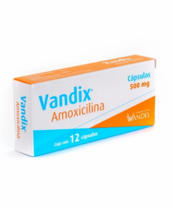 Amoxicilina Vandix (500 mg) 12 o 15 Cápsulas.