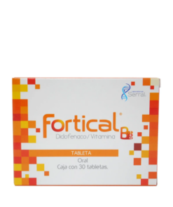 Fortical Diclofenaco Sodico/Complejo B 50mg 30 grageas.