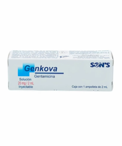 Genkova Gentamicina Infantil (20 mg / 2 mL) Solución Inyectable.