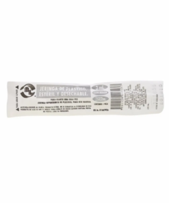 Jeringa Desechable con Aguja 3mL 22 gx32 mm 1 pieza.