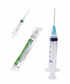 Jeringa Desechable 5mL Con Aguja 21 gx32 mm 1 pieza.