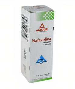 Nafazolina (1 Mg) Solucion Oftalmica frasco gotero con 15mL.