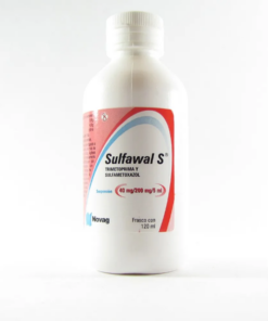 Sulfawal S Sulfametoxazol Trimetoprima 200/40 mg 120 mL Suspensión.