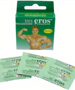 Tres Eros Preservativos Premium 3 piezas.