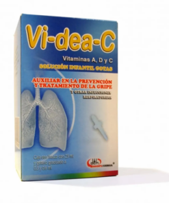 Vi-Dea-C Solución Infantil Multivitamínico Retinol(Vitamina A) Ácido Ascorbíco(Vitamina C) Colecalciferol(Vitamina D) 500,000/40,000 ui/6,000 mg gotas 25 Ml.