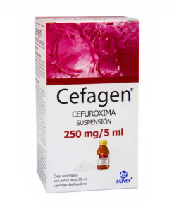 Cefagen Cefuroxima 250 mg Antibiótico Suspensión Oral 50 mL.