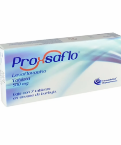 Prosxaflo Levofloxacino 500 mg 7 tabletas.