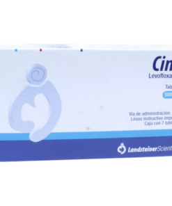 Cina Levofloxacino 500 mg 7 tabletas.