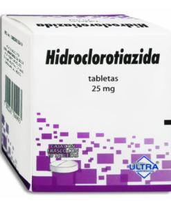 Hidroclorotiazida 25 Mg 20 Pastillas Diclotride.