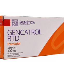 Gencatrol RTD Tramadol 100 mg 10 cápsulas.