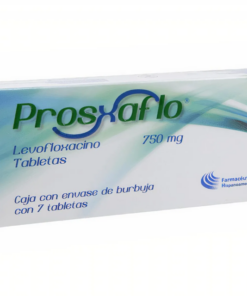 Prosxaflo Levofloxacino 750 mg. 7 tabletas.