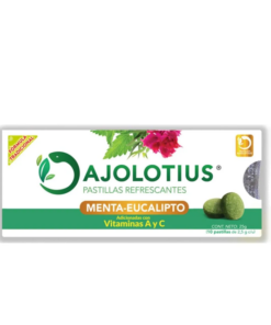 Ajolotius Pastillas Refrescante de Caramelo Menta Eucalipto 10 pastillas.