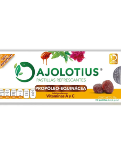 Vitaminas Ajolotius Propoleo + Equinacea + A + C 10 pastillas.