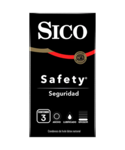 Preservativo Sico Safety Feel 3 piezas.