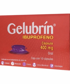 Gelubrin Ibuprofeno (400 mg) 10 Cápsulas.