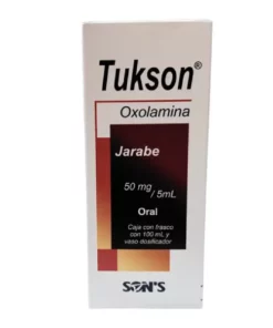 Tukson Oxolamina Citrato 10 mg jarabe 100 mL.