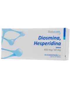 Diosmina Hesperidina 450/50 mg Salucom 20 tabletas