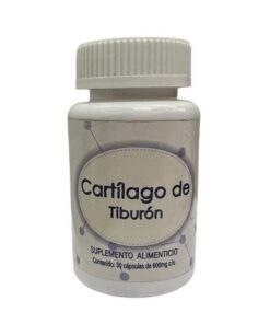 Cartílago de Tiburón 600 mg 30 tabletas.