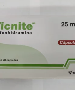 Vicnite Difenhidramina 20 Cápsulas (25 mg)