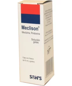Meclison Meclizina Piridoxina Gotas 15 Ml (16,66 Mg/8,33 Mg) 15 ml solución.