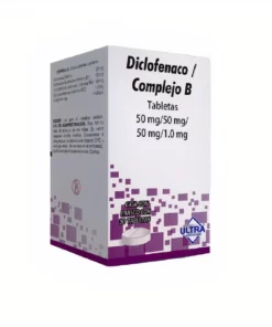 Complejo B Diclofenaco 50 Mg B1 50 Mg B6 50 Mg B2 30 Tabletas