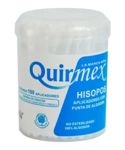 Hisopos con Punta de Algodón 100 piezas.