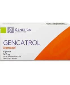 Gencatrol Tramadol (50 mg) Caja con 10 Cápsulas.