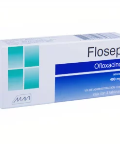 Flosep Ofloxacino (400 mg) 8 tabletas.