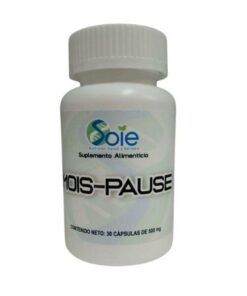 Isoflavonas de Soya, Vitaminas C/E/A/B1/B6/B12/Ácido Folíco/Isoflavonas/Black Cohosh, Minerales 500 mg 30 Cápsulas. Mois-Pause