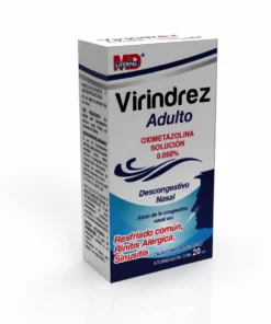 Virindrez Adulto Clorhidrato de Oximetazolina (0,050 %) 20 mL Solución Nasal.
