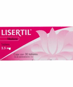 Lisertil Tibolona (2.5 mg) 30 tabletas.