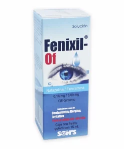 Fenixil- of Nafazolina/Feniramina Solución Oftálmica (0.16 mg/ 3.00 mg) 15mL
