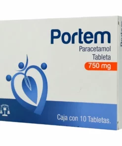 Portem Paracetamol (750 mg) 10 tabletas.