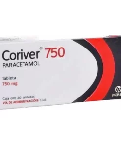 Coriver Paracetamol (750 Mg) 10 tabletas.