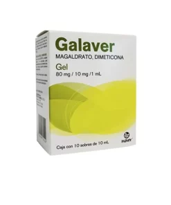 Galaver gel Magaldrato (80 mg) / Dimeticona (10 mg) 1mL 10 sobres.