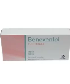 Beneventol Cefixima 400 mg 3 Cápsulas.