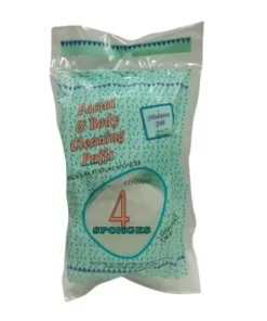 Esponja Corporal y Facial con 4 piezas.