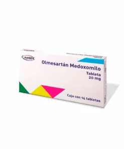 Olmesartán Medoximilo (20 Mg) 14 tabletas.