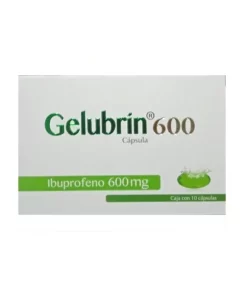 Gelubrin Ibuprofeno 600 mg 10 Cápsulas.