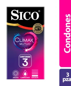 Sico Condones Clímax Mutuo 3 Unidades