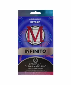Condones M Preservativo Retard 3 piezas.