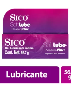 Sico Gel Lubricante Íntimo Soft Lube Pleasure Plus 56.7g.
