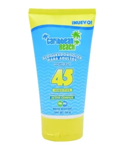 Bloqueador Solar Caribbean Beach Fps 45+ Sensible 150g